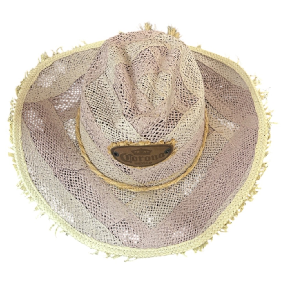 Corona Straw Cowboy Hat Mexico Western Ranch Hat
